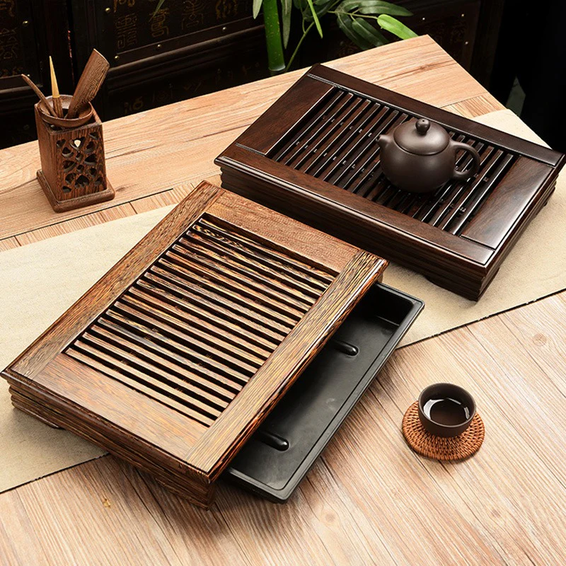 Panga-Panga Wood Small Gongfu Tea Tray - Image 8