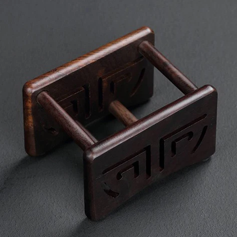 Peach Blossom Ebony Coaster Set - Image 7