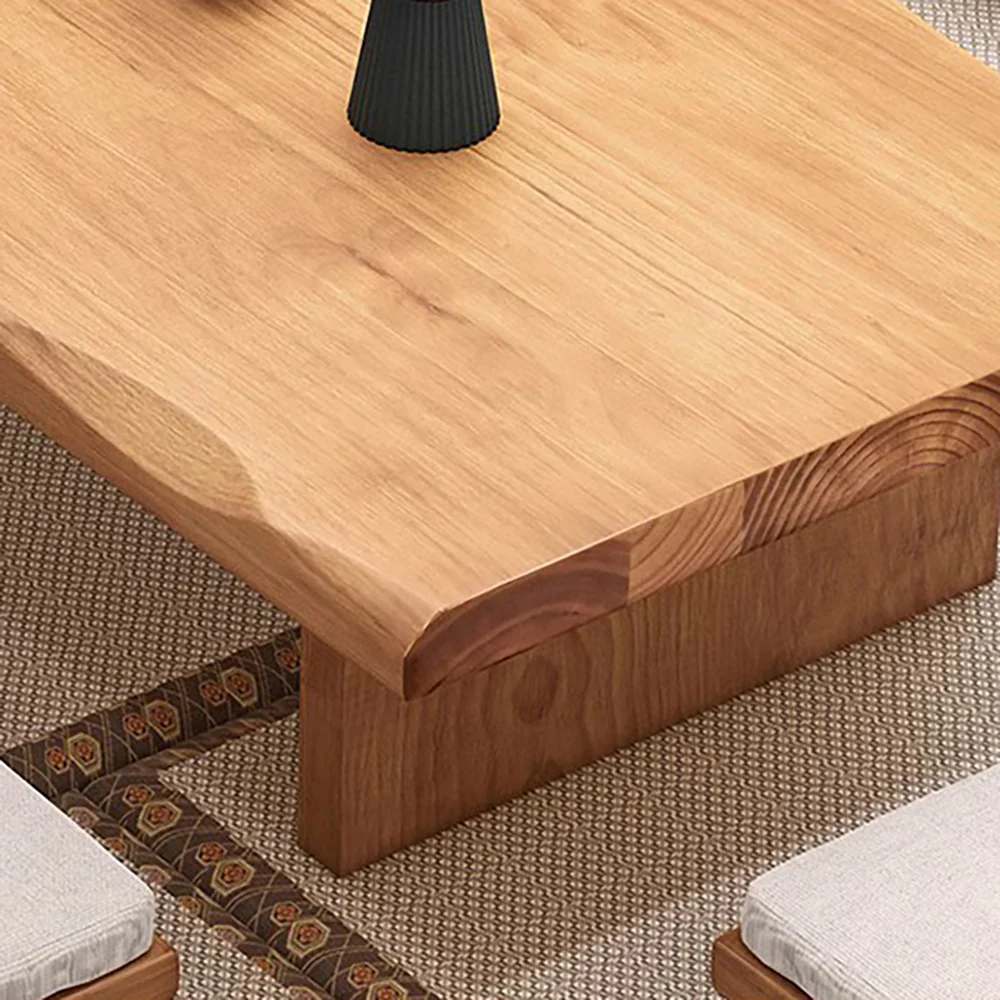 Pine Wood Low Table Tatami Tea Table Set - Image 6
