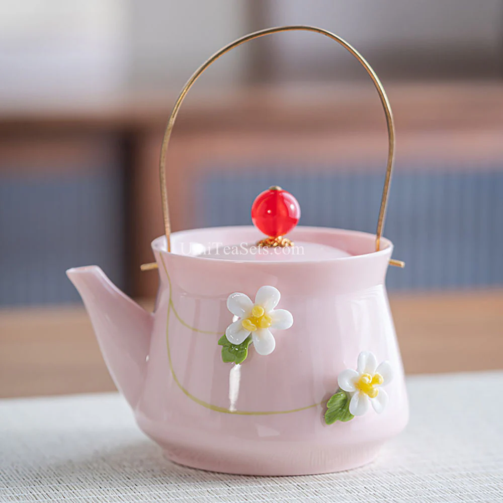 Pink Bunny Blossom Porcelain Tea Set - Image 4