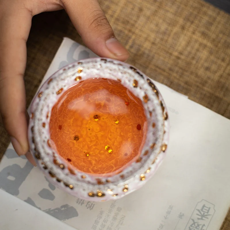 Pink Glazed Shinoyak Gongfu Tea Cup - Image 10