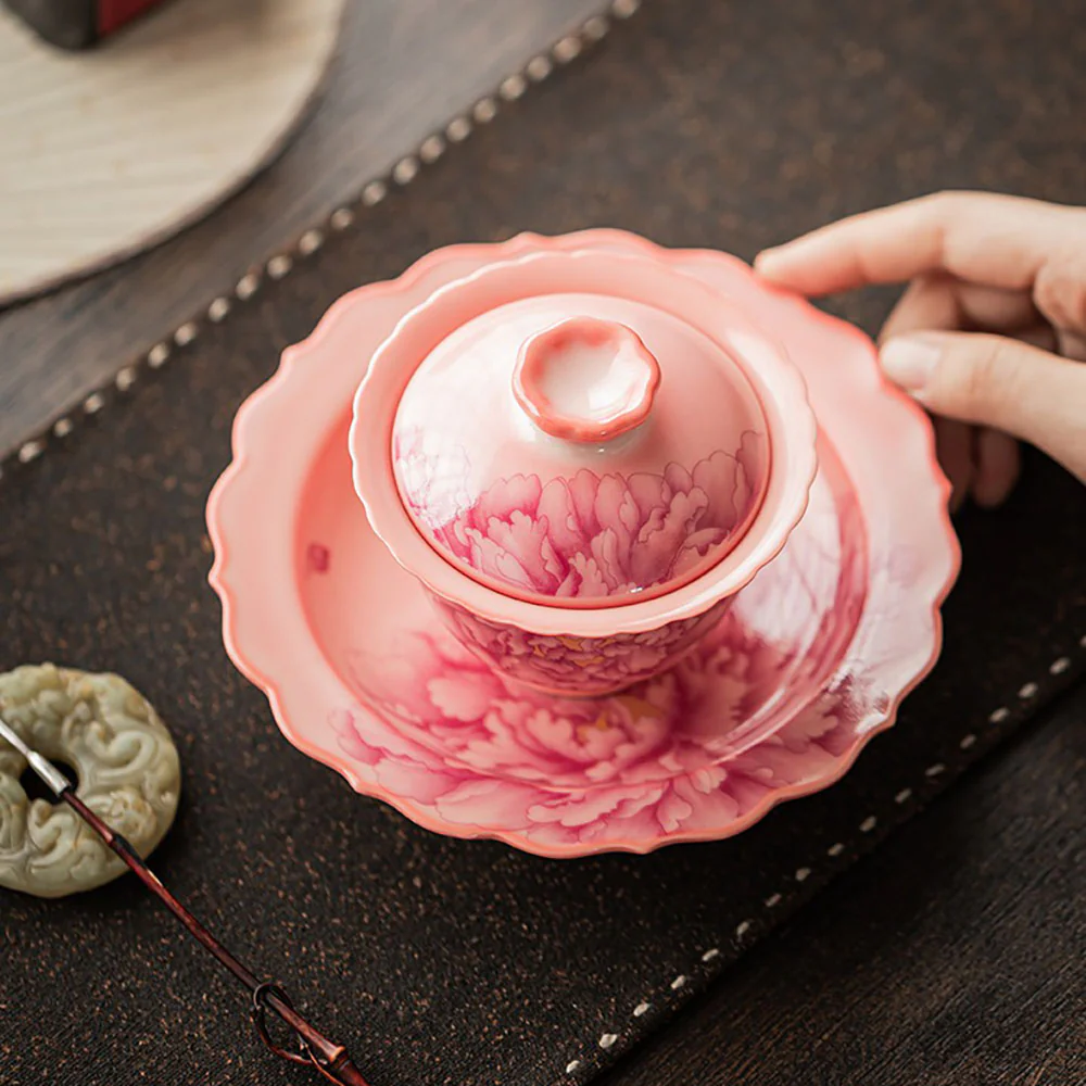Pink Peony Ruyao Gaiwan - Image 3