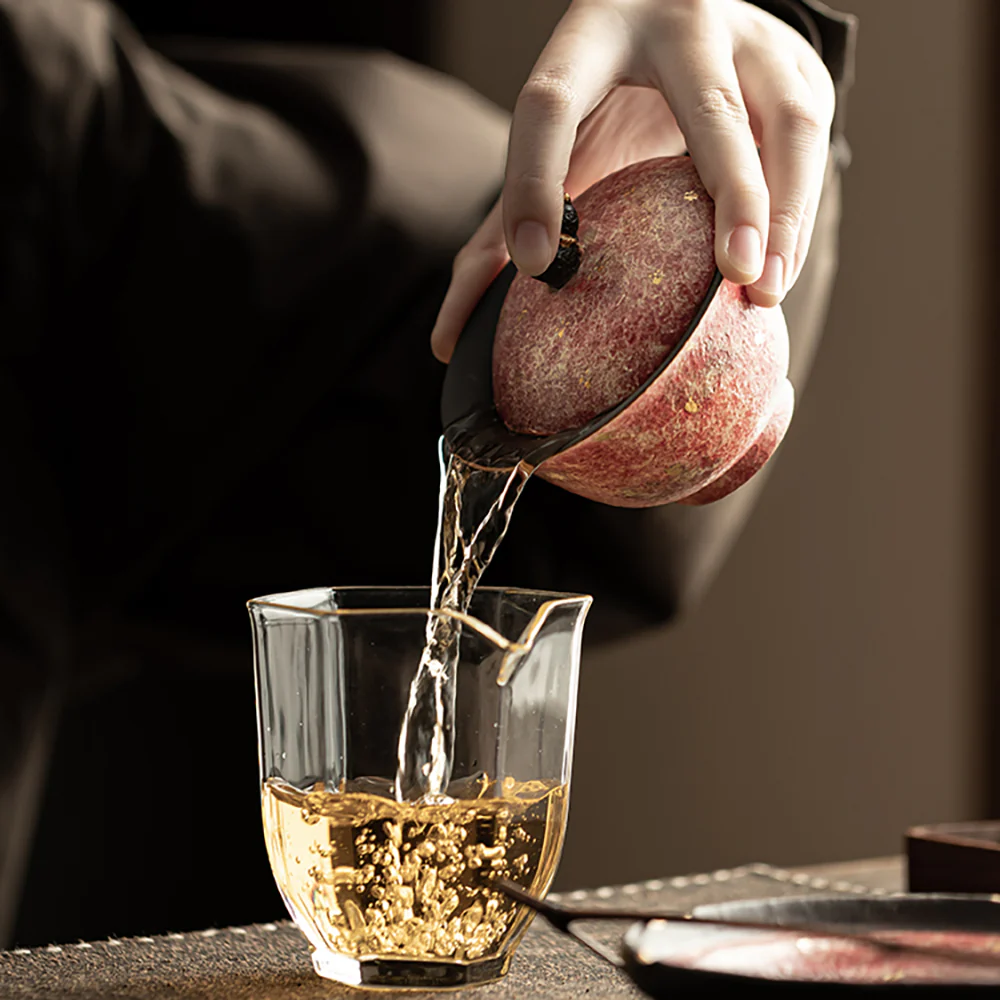 Pink Rock Ore Pottery Gaiwan - Image 5