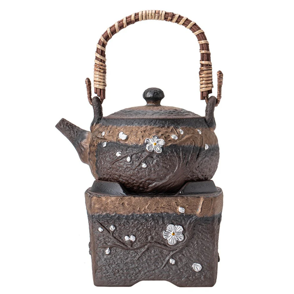 Plum Blossom Rock Clay Teapot Warmer