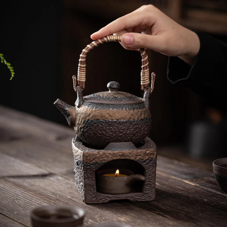 Plum Blossom Rock Clay Teapot Warmer - Image 11