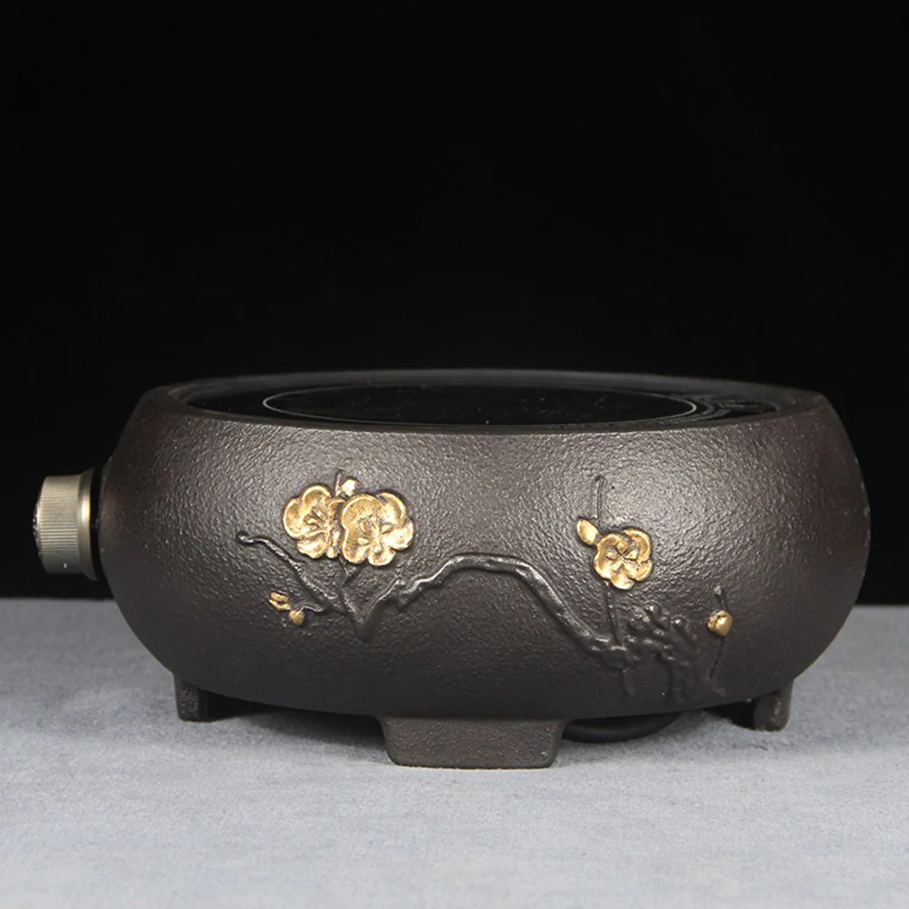 Plum Cast Iron Teapot With Induction Cooker - Image 3