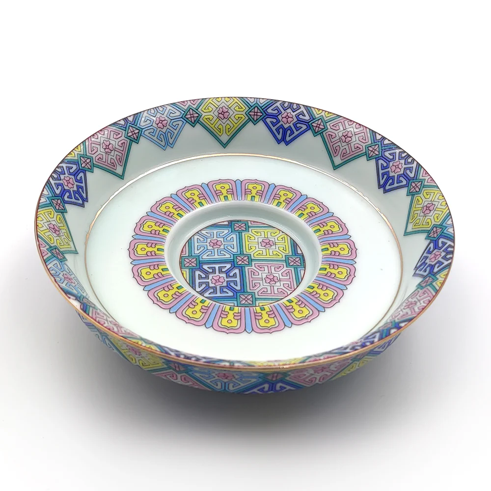 Polychrome Peony Porcelain Enamel Gaiwan - Image 4
