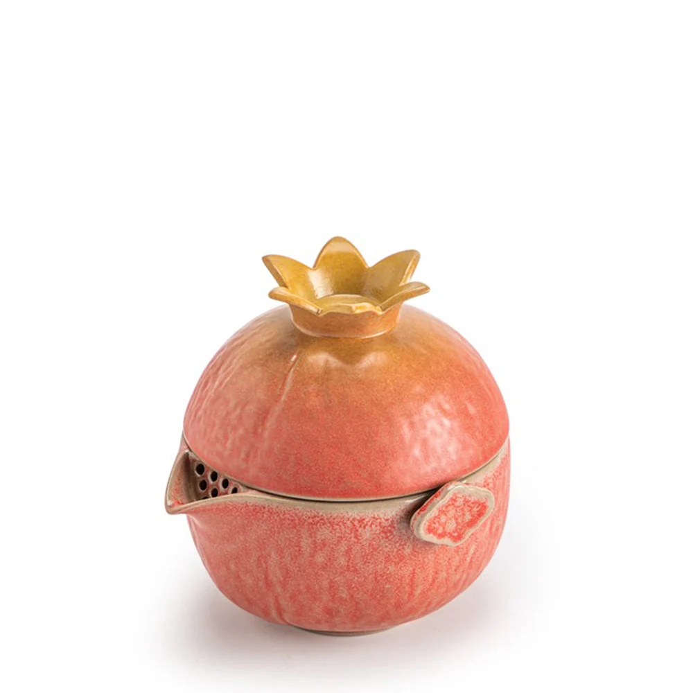 Pomegranate Shape Travel Tea Set - Image 4