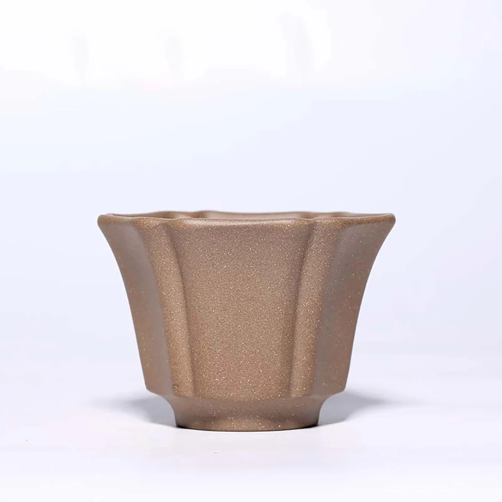 Purple Clay Flower Gongfu Tea Cup Set - Image 5