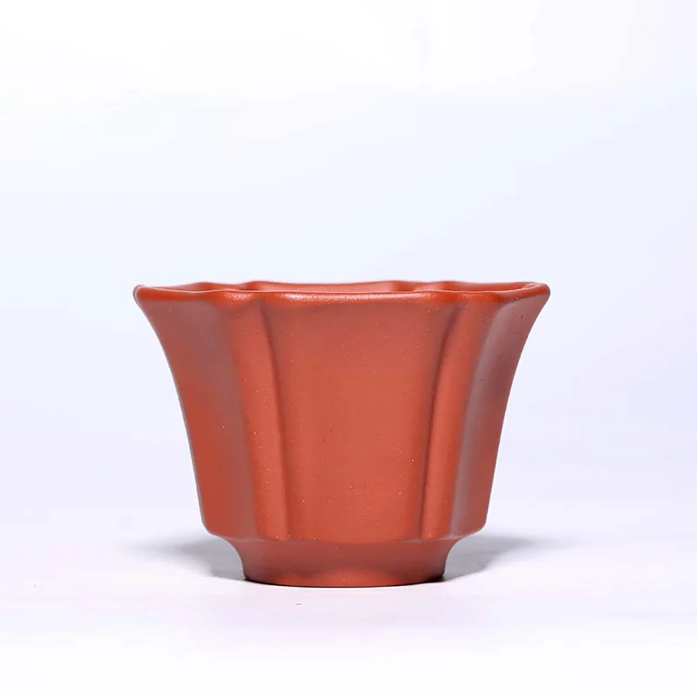 Purple Clay Flower Gongfu Tea Cup Set - Image 6