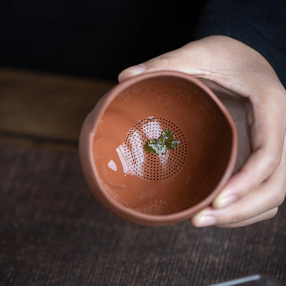 Purple Clay Snail Tea Pet Strainer - Image 3