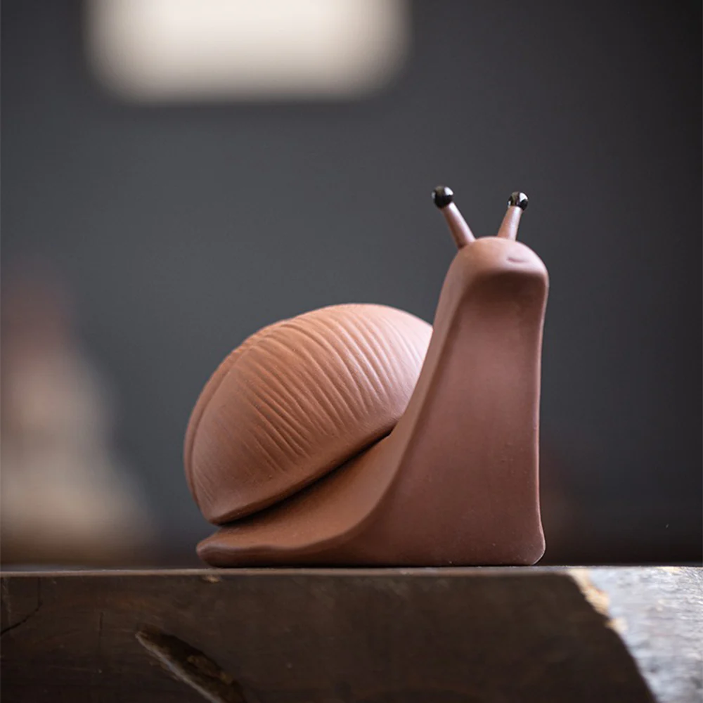 Purple Clay Snail Tea Pet Strainer - Image 6