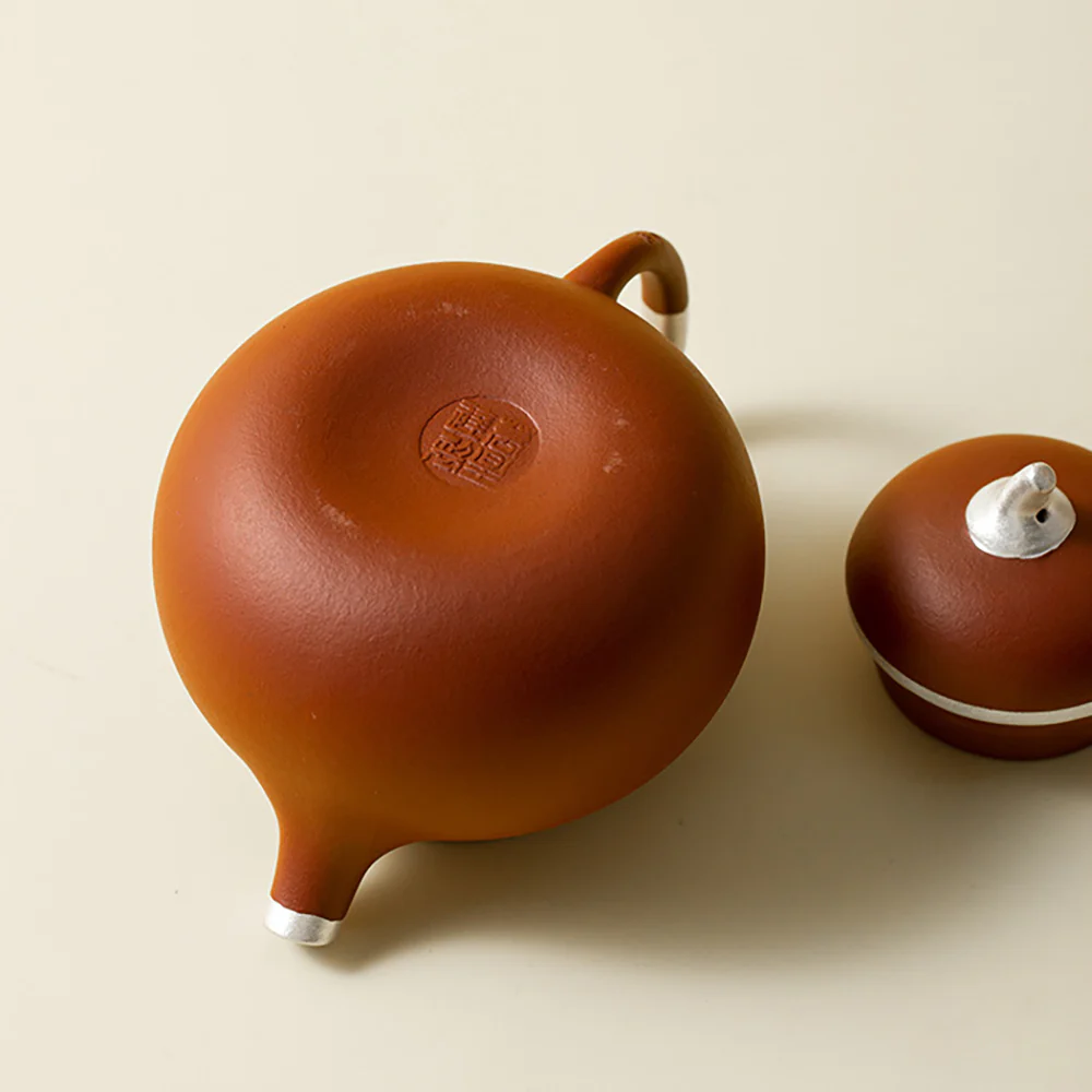 Purple Clay Teapot Travel Tea Set - Image 5