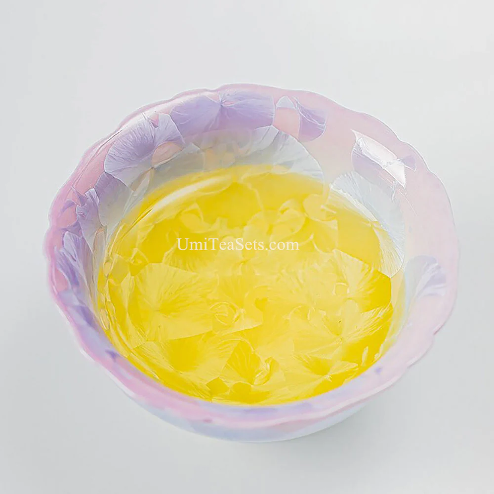 Purple Ruyao Porcelain Travel Tea Set - Image 5