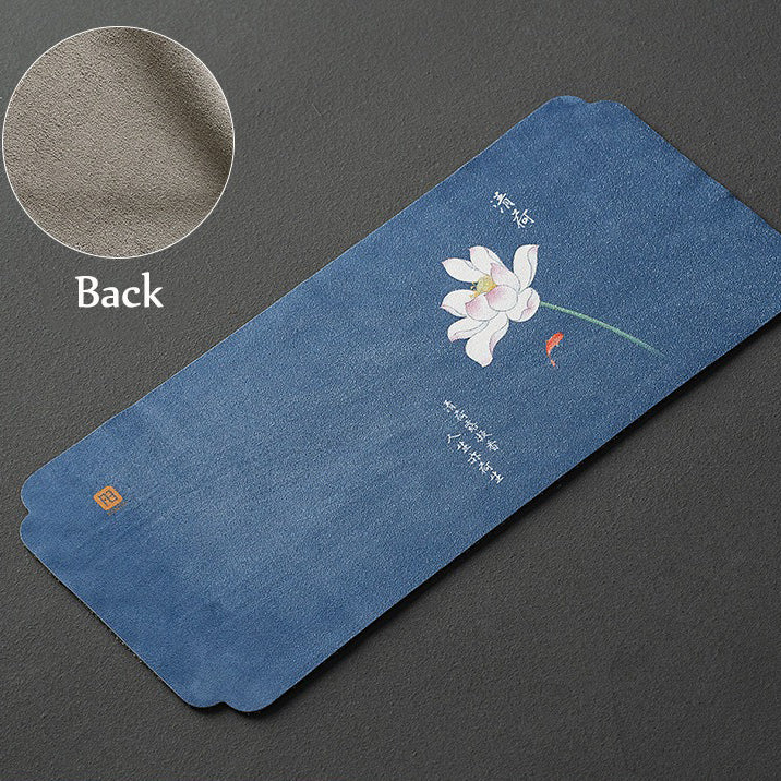 Rivers and Mountains Suede Tea Table Mat - Image 5
