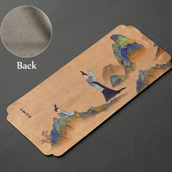 Rivers and Mountains Suede Tea Table Mat - Image 7