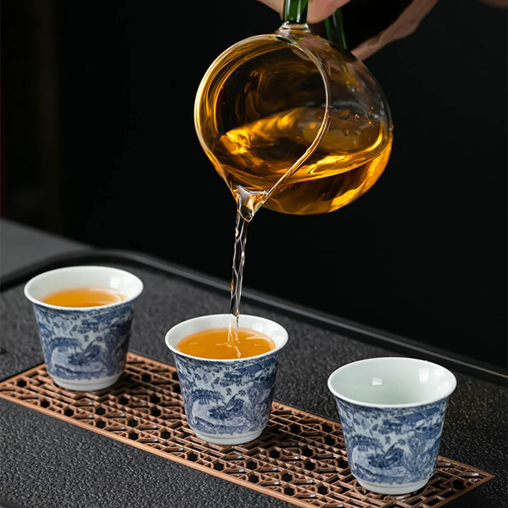 Riverside Scene at Qingming Festival Tea Set - Image 4
