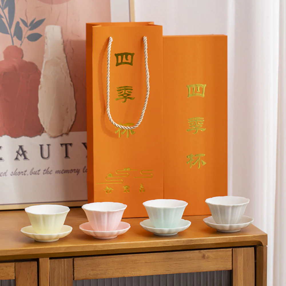 Ruyao Four Seasons Gongfu Tea Cup Set - Image 3