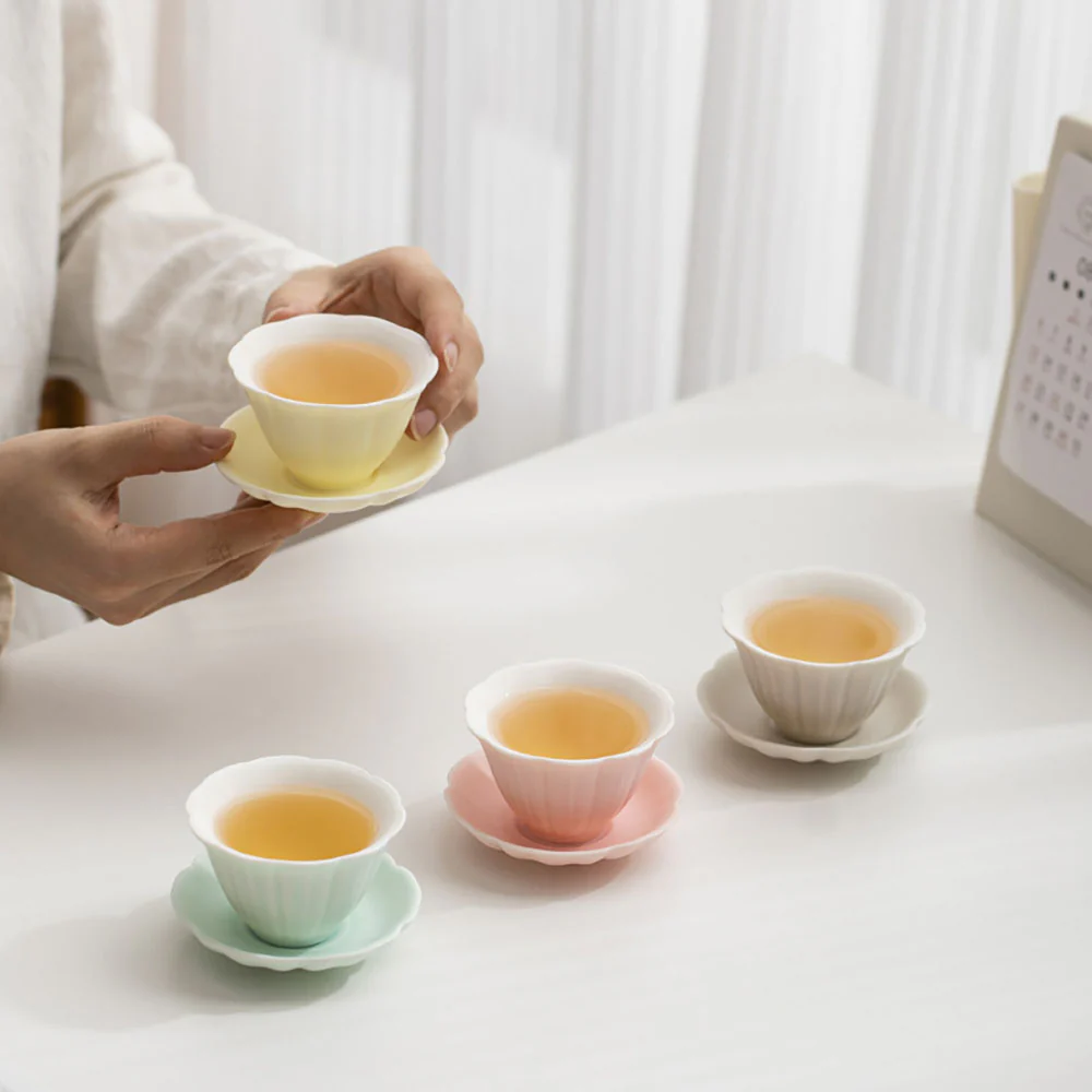 Ruyao Four Seasons Gongfu Tea Cup Set - Image 6