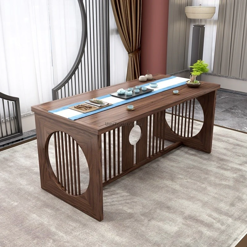 Sassafras Wood Chinese Gongfu Tea Table - Image 3