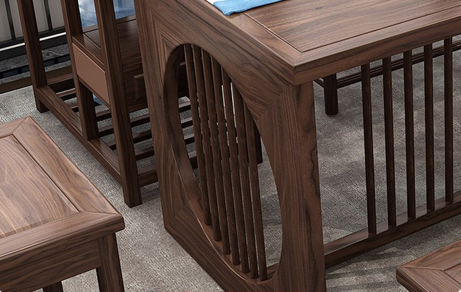Sassafras Wood Chinese Gongfu Tea Table - Image 5