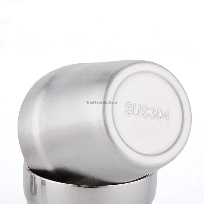 (Set of Four) Double Wall Stainless Steel Cup - Image 5