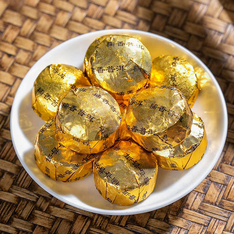 Small Ripened Puer Tuocha Tea With Gift Box - Image 5