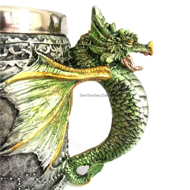 Stainless Steel Dragon Mug - Image 5