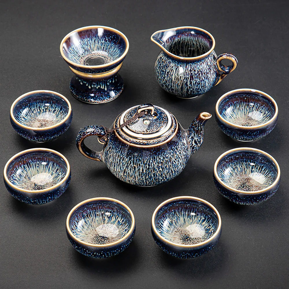Tenmoku Tianmu Jian Zhan Chinese Tea Set