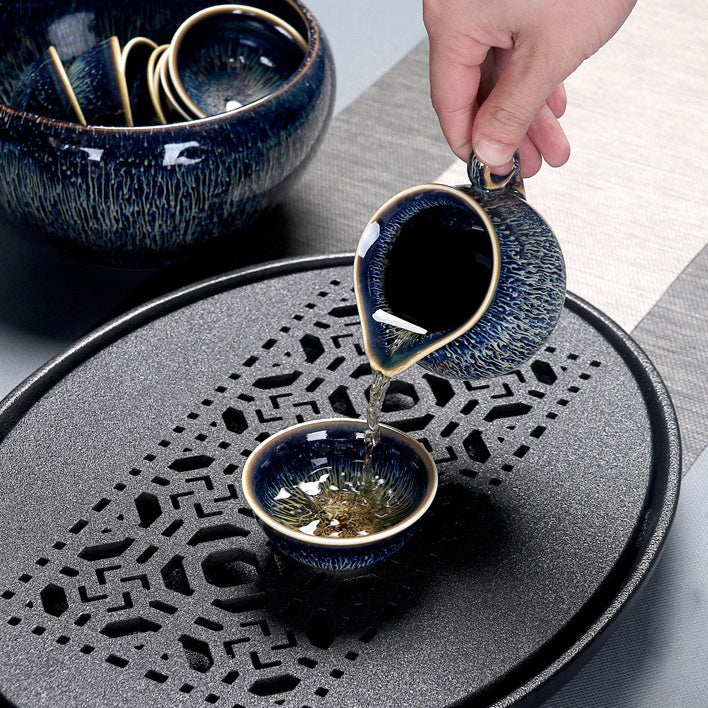 Tenmoku Tianmu Jian Zhan Chinese Tea Set - Image 3