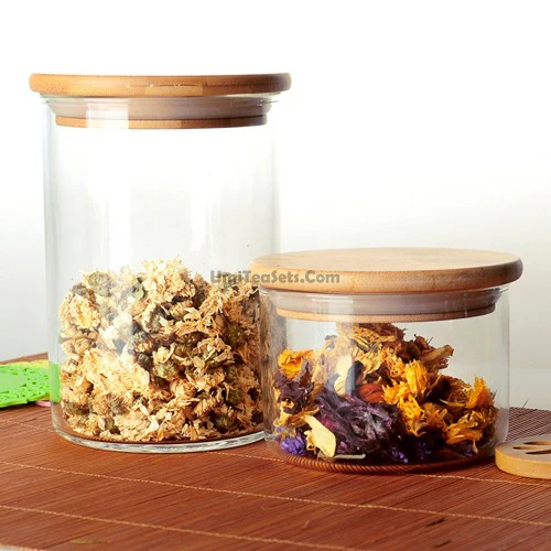 Thick Quality Glass High Tea Caddy - Image 3