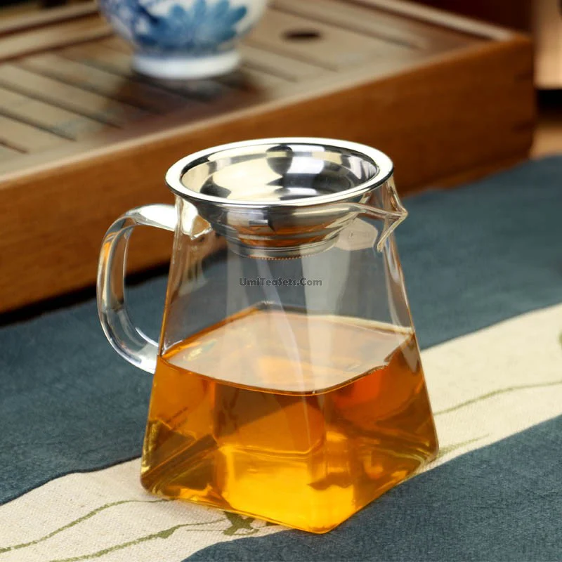 Thickened Glass Fair Cup With Strainer - Image 5