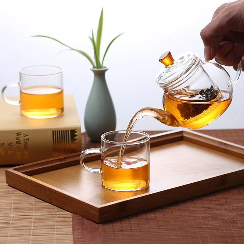 Transparent Simple Glass Tea Cup (Set of 6) - Image 5