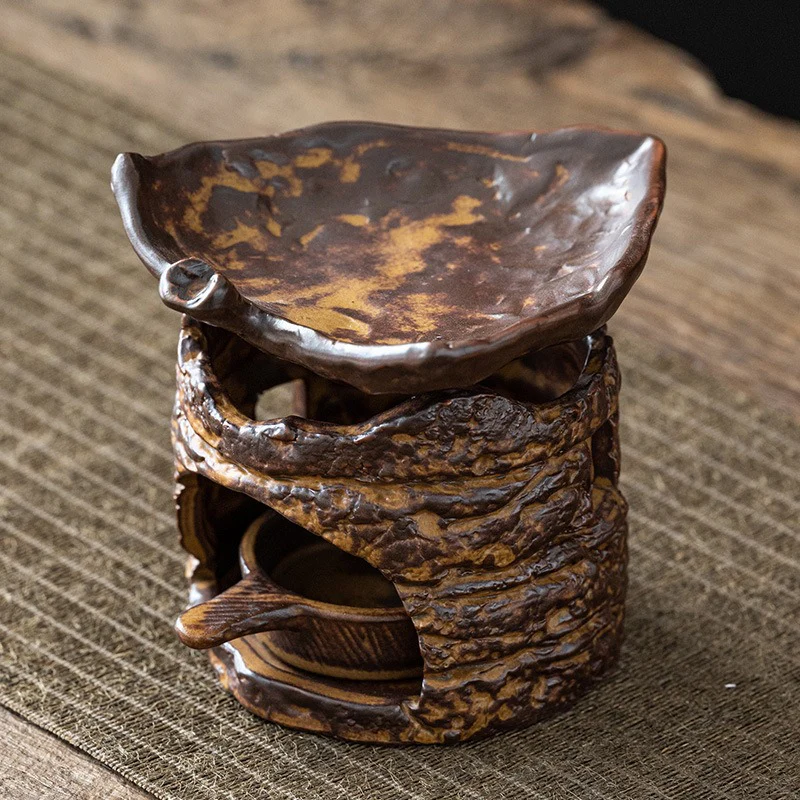 Tree Stump Tea Leaves Candle Warmer - Image 6