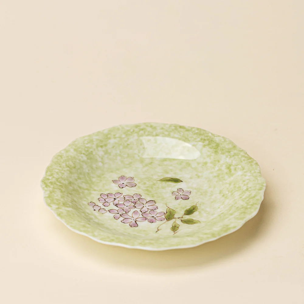Underglaze Painting Hydrangea Porcelain Gaiwan - Image 3