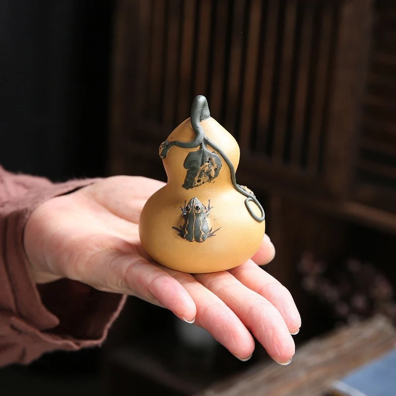 Unique Yixing Purple Clay Tea Pet - Image 8