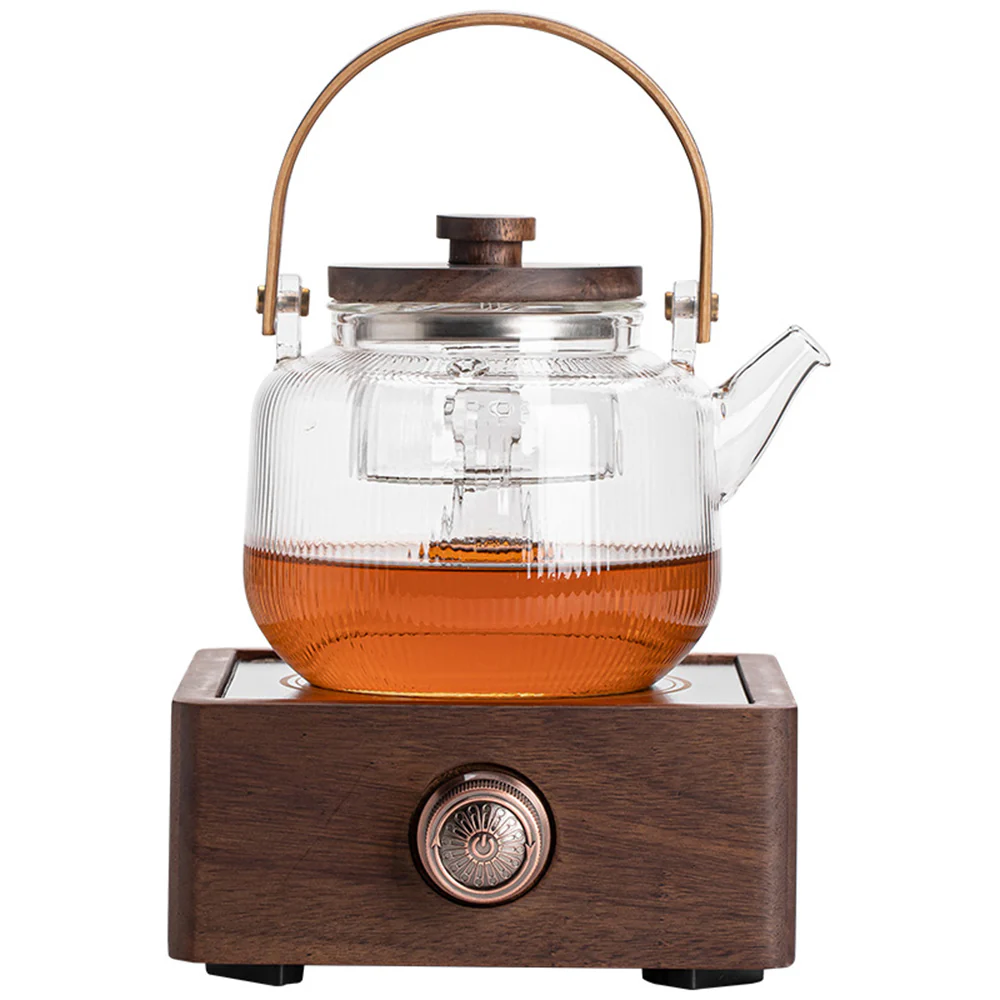 Walnut Adjustable Electronic Tea Stove Heater - Image 4