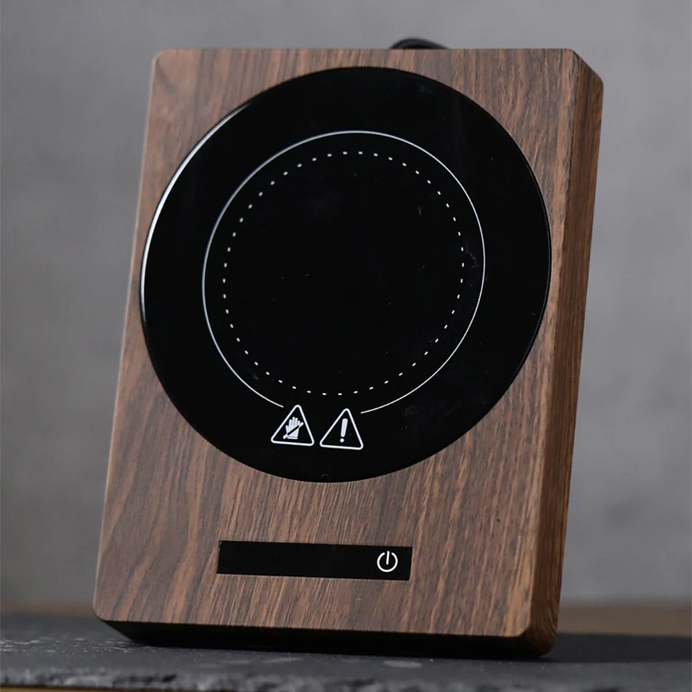 Walnut Induction Cooker Teapot Warmer - Image 3