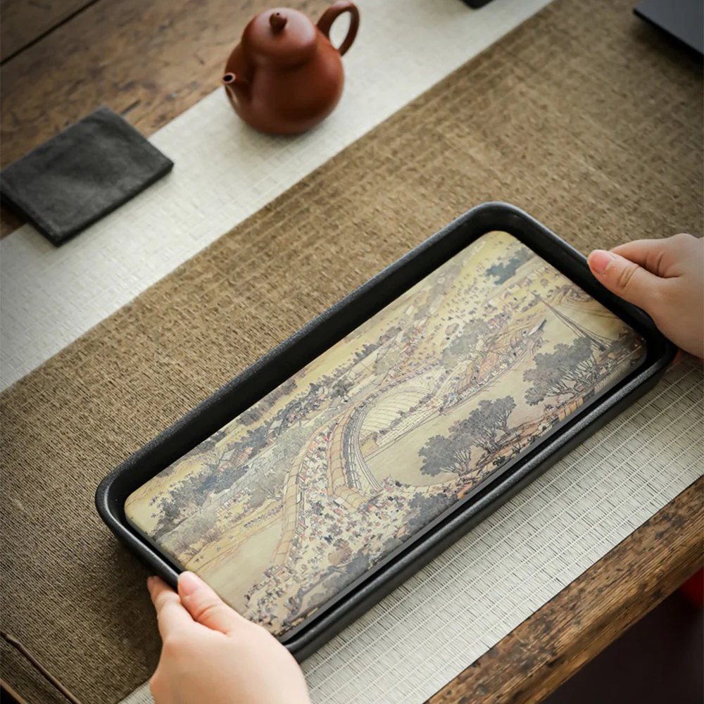 Water Absorbing Dry Soaked Small Tea Tray - Image 3