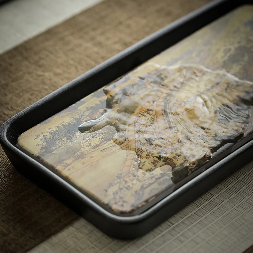 Water Absorbing Dry Soaked Small Tea Tray - Image 5