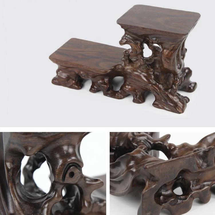 Wenge Root Carving Teapot Stand - Image 6