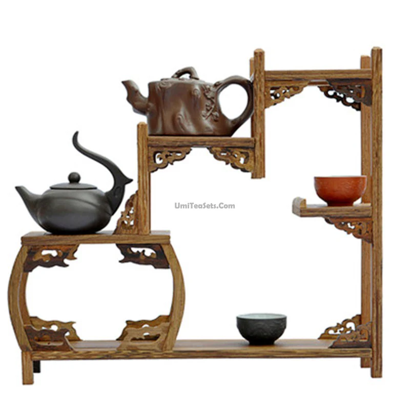 Wenge Wood Tea Set Stand - Image 2