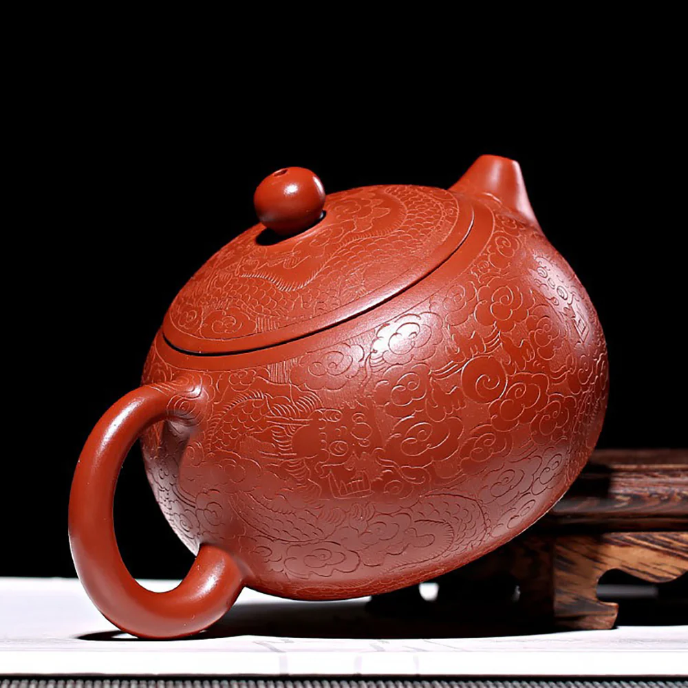 Yixing Auspicious Cloud And Dragon Xi Shi Teapot - Image 2