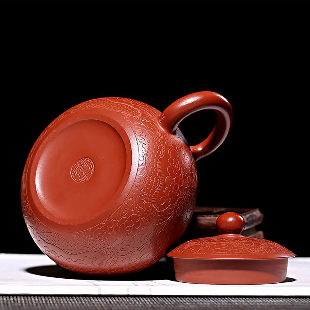 Yixing Auspicious Cloud And Dragon Xi Shi Teapot - Image 4