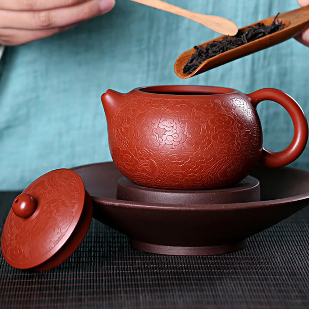 Yixing Auspicious Cloud And Dragon Xi Shi Teapot - Image 6