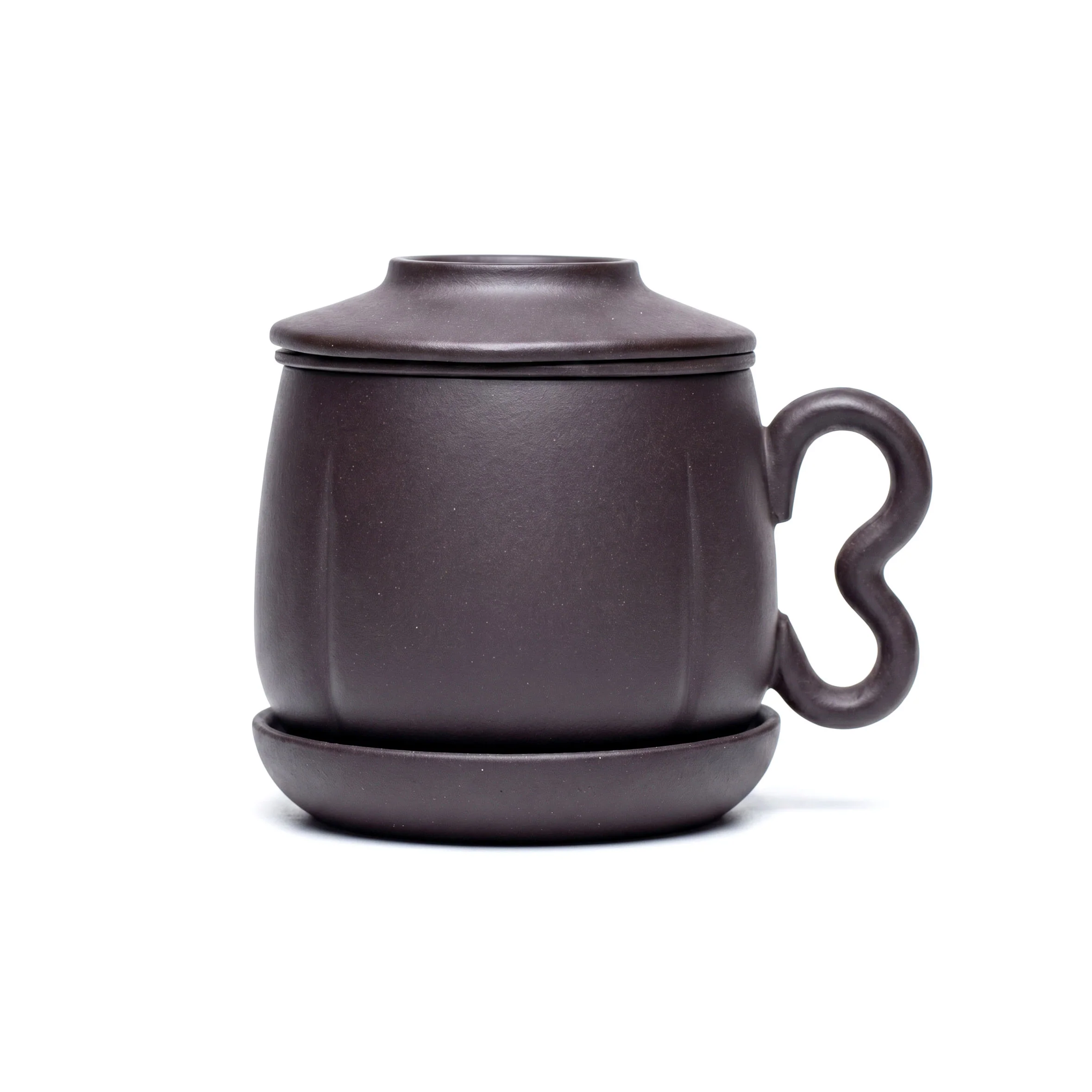 Yixing Black Clay Tea Cup With Infuser