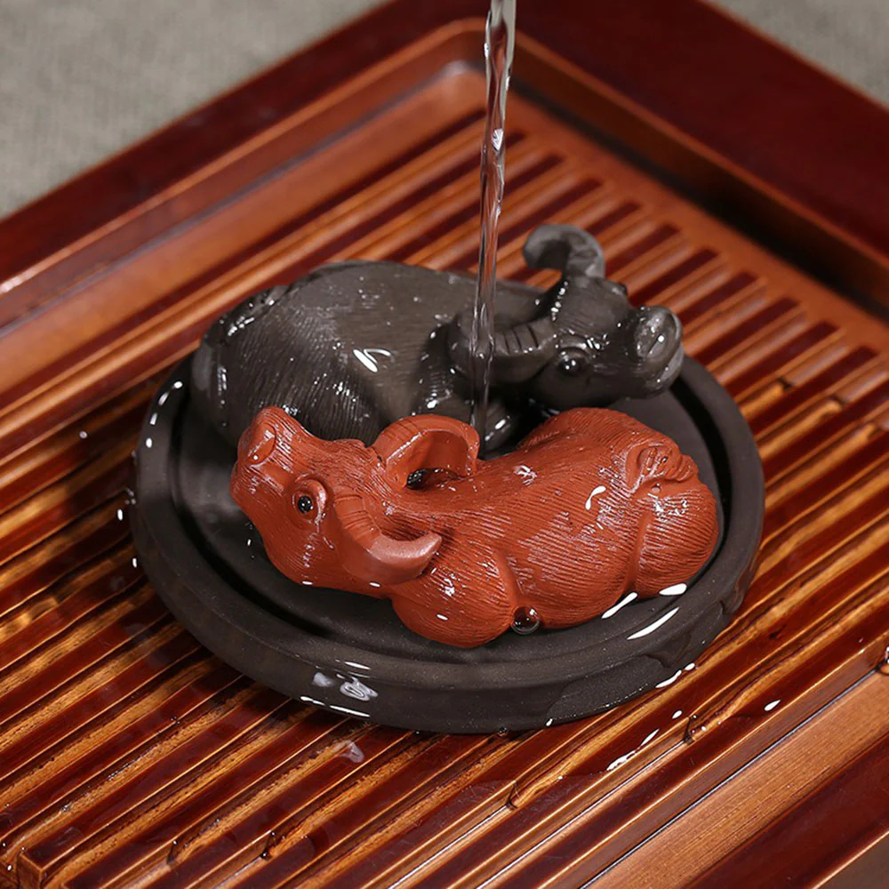 Yixing Clay Ba Gua Buffalos Tea Pet - Image 3