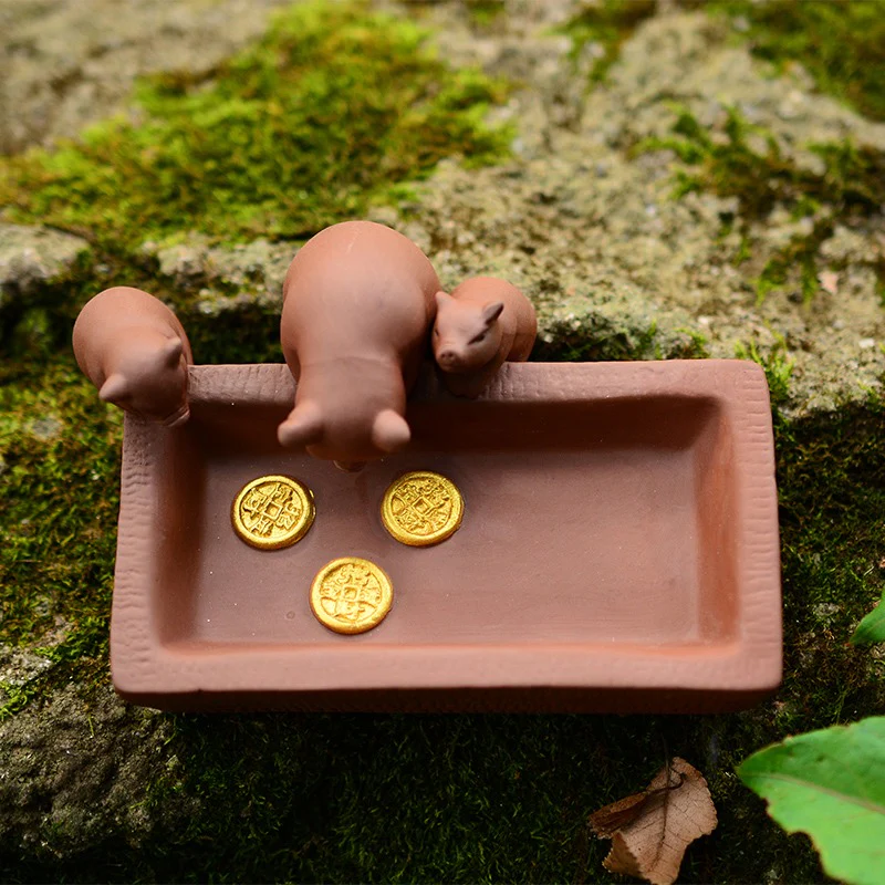 Yixing Clay Piggy Tea Pet - Image 10