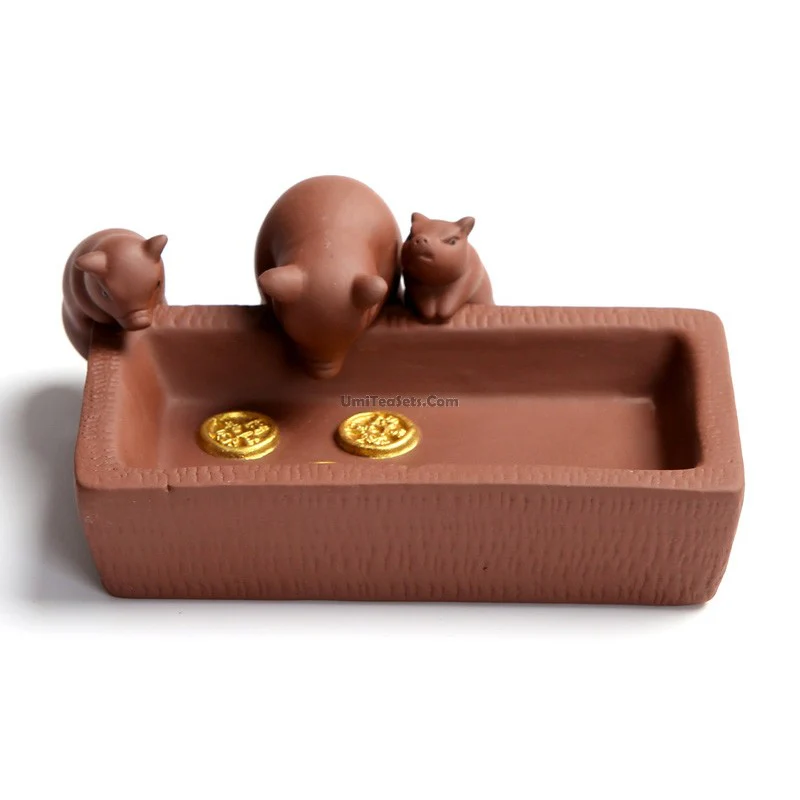 Yixing Clay Piggy Tea Pet - Image 2