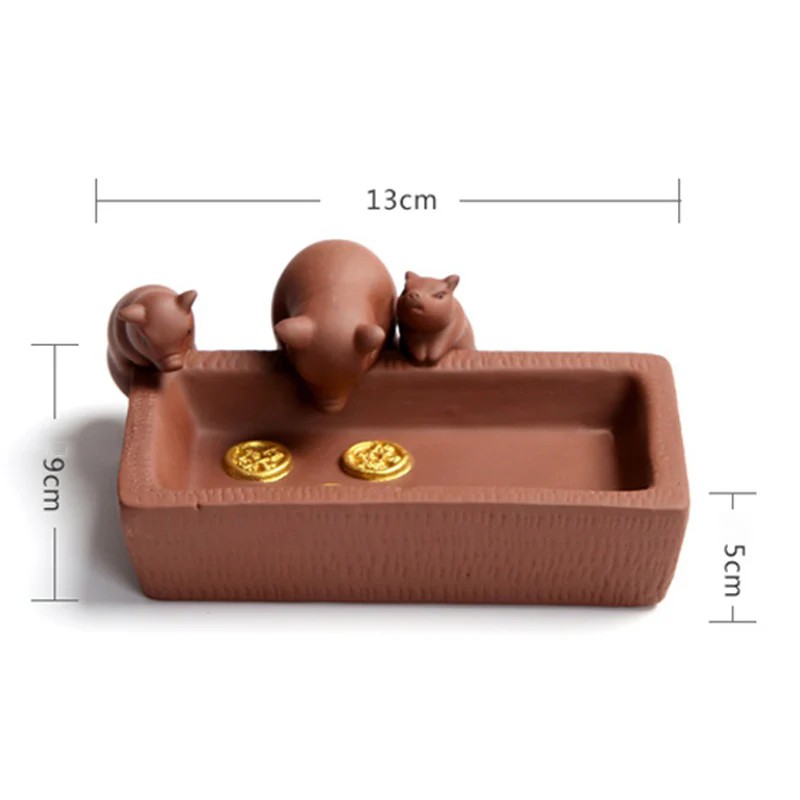 Yixing Clay Piggy Tea Pet - Image 4